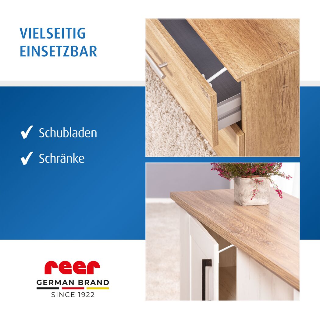 Schrank- und Schubladensicherung weiß mit Montagehilfe, 3 Stück