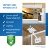Schrank- und Schubladensicherung weiß mit Montagehilfe, 8 Stück