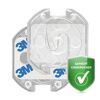 Steckdosenschutz transparent klebbar, 10 Stück