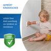 Steckdosenschutz transparent klebbar, 10 Stück