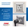 Steckdosenschutz transparent klebbar, 10 Stück