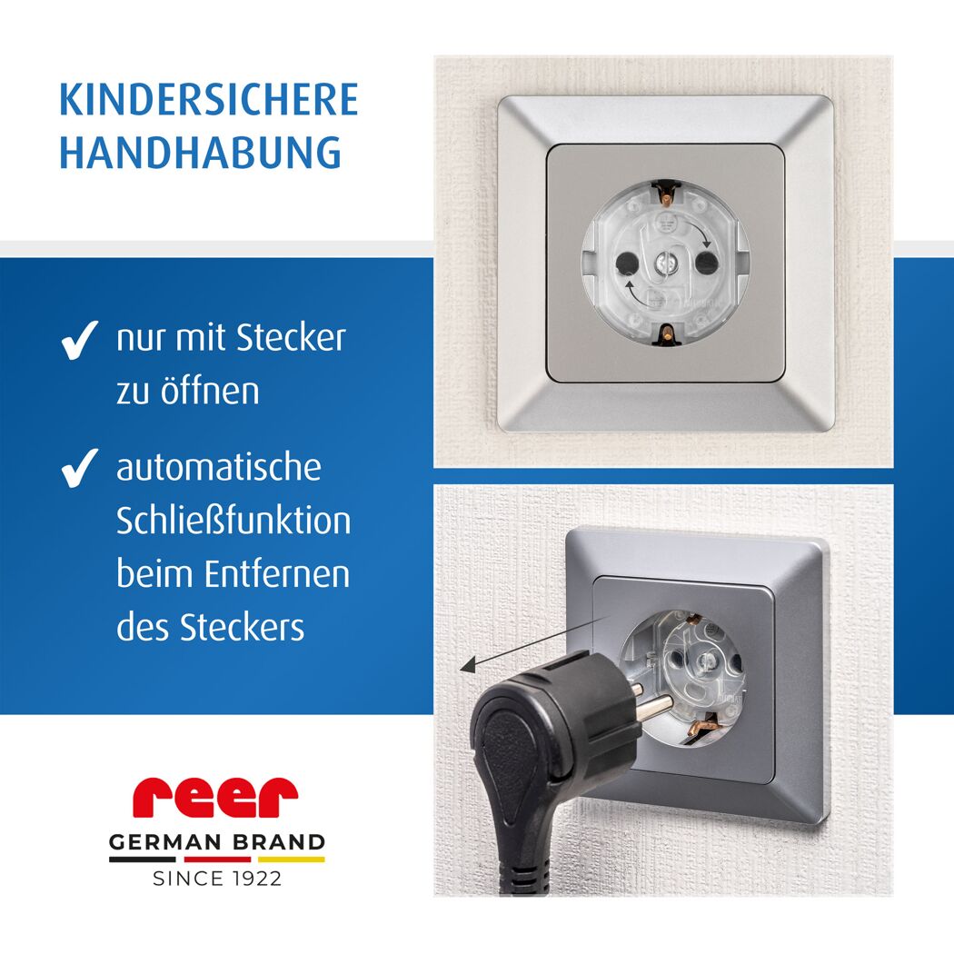 Steckdosenschutz transparent klebbar, 10 Stück