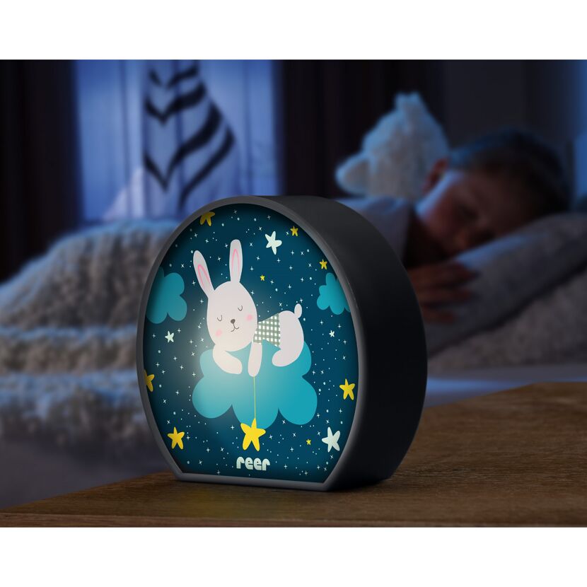 Reer Nachtlicht MyBabyLight mit schlafendem Hasen