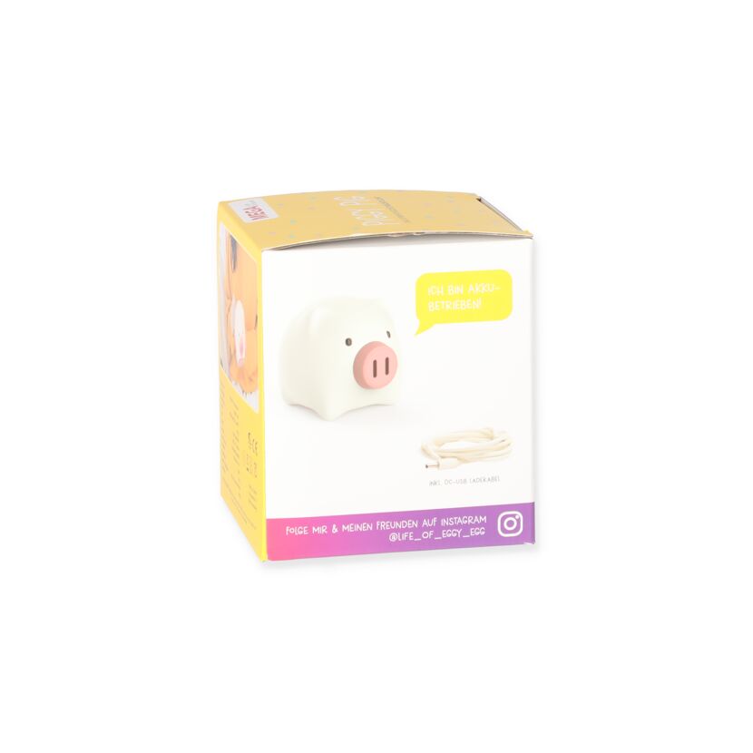 Verpackung des Nachtlichts Piggy von Megalight