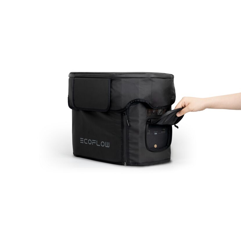 Schwarze Tasche EcoFlow DELTA Max