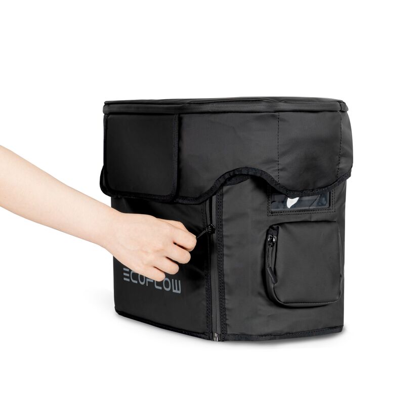 Schwarze Tasche EcoFlow DELTA Max