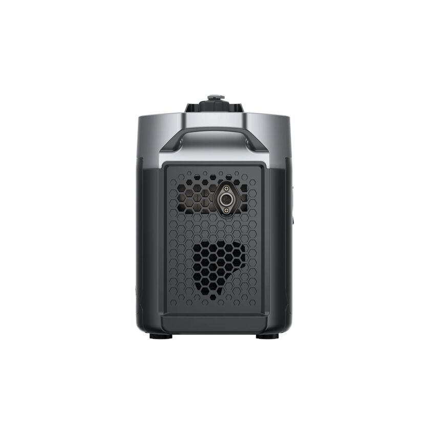 Rückseite des tragbaren Dual Smart Generators EcoFlow.