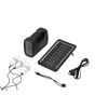 Solar Powerbank mit drei Lampen und Solarpanel