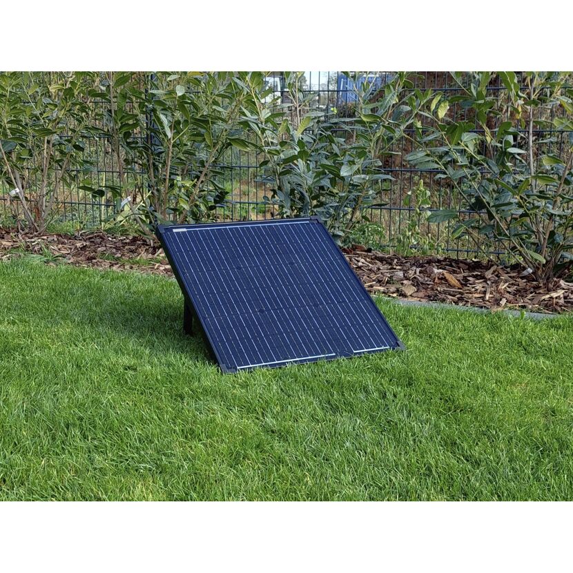 Solarpanel im Garten