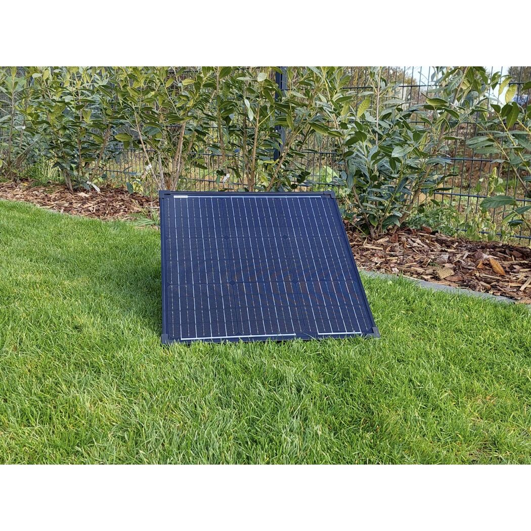 Solarpanel im Garten