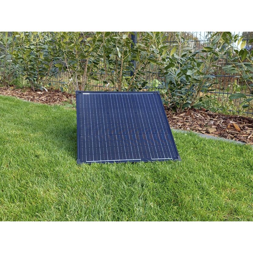Solarpanel im Garten