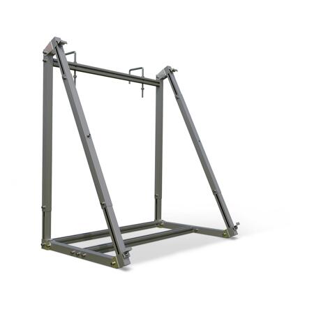 2. Bild von Solarmodulständer Aluminium silbern 90 x 70 - 120 cm
