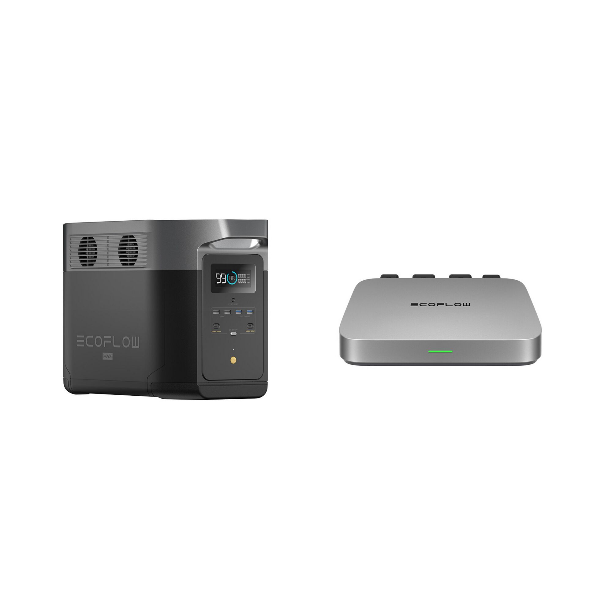 Tragbarer Stromgenerator EcoFlow DELTA Max und Powerstation