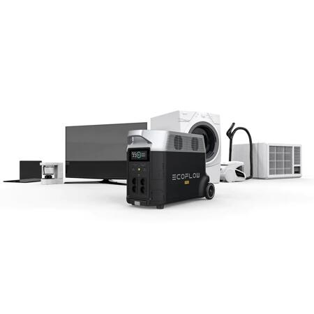 5. Bild von Balkonkraftwerk-Set '600 Delta Pro' mit Powerstation Delta Pro, PowerStream 600 W und 2 Solarpanele je 400 W
