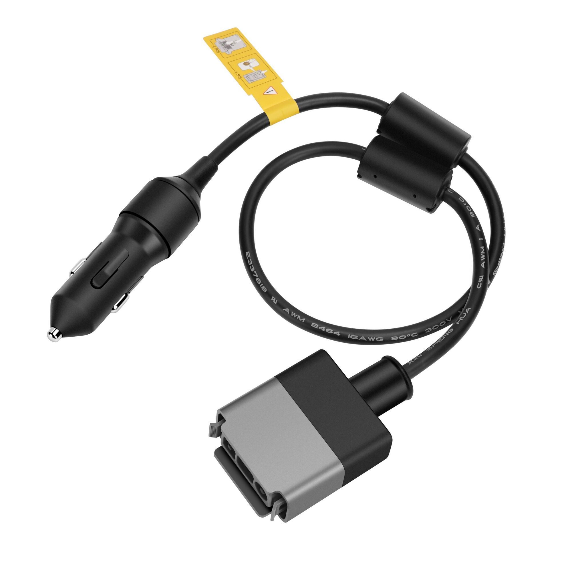 Schwarzes EcoFlow-Verbindungskabel