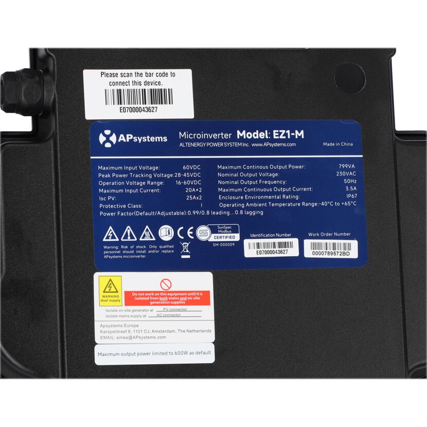 APsystems EZ1-M Mikrowechselrichter