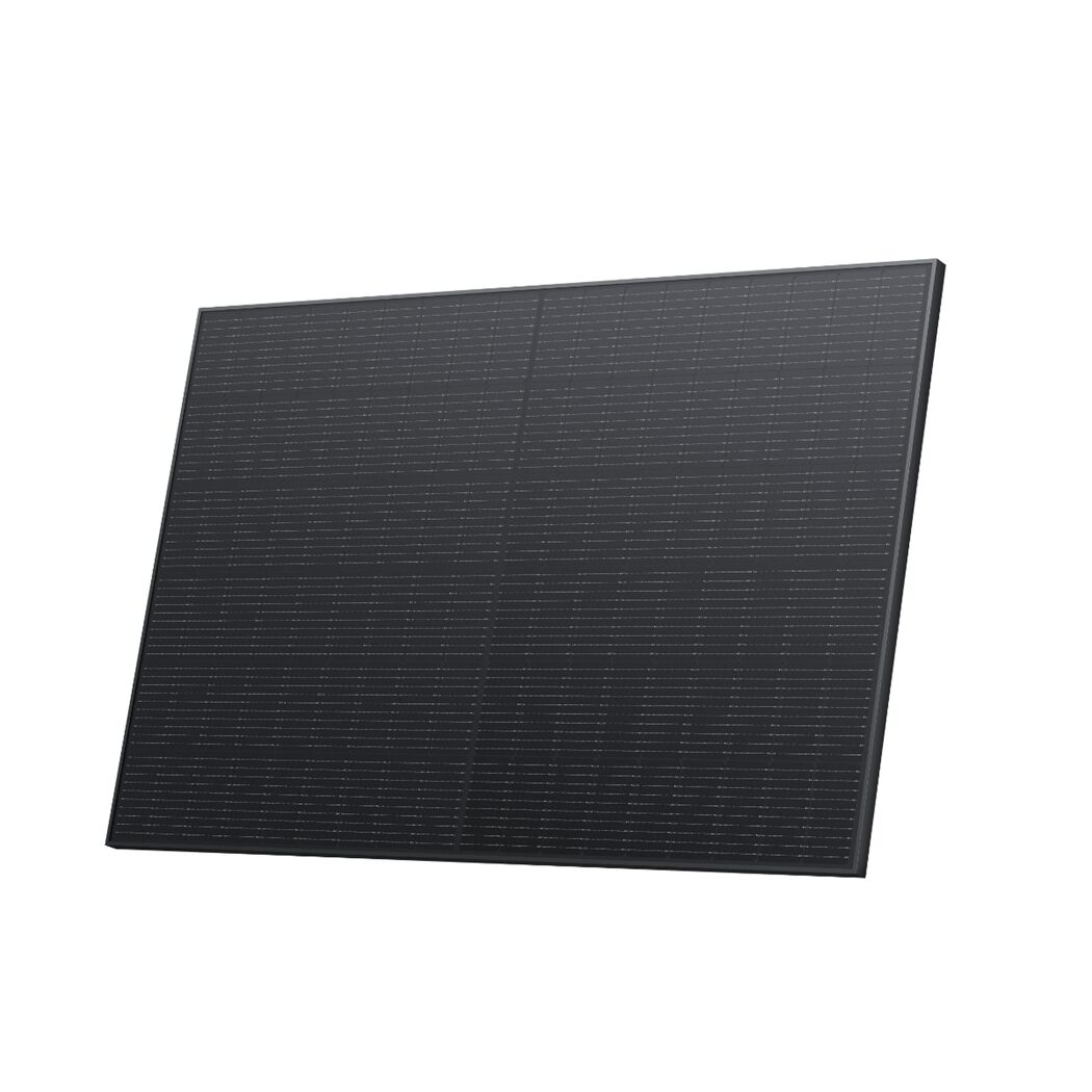 Schwarzes Solarpanel EcoFlow