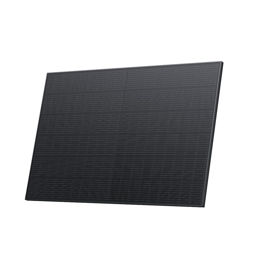 Schwarzes Solarpanel EcoFlow