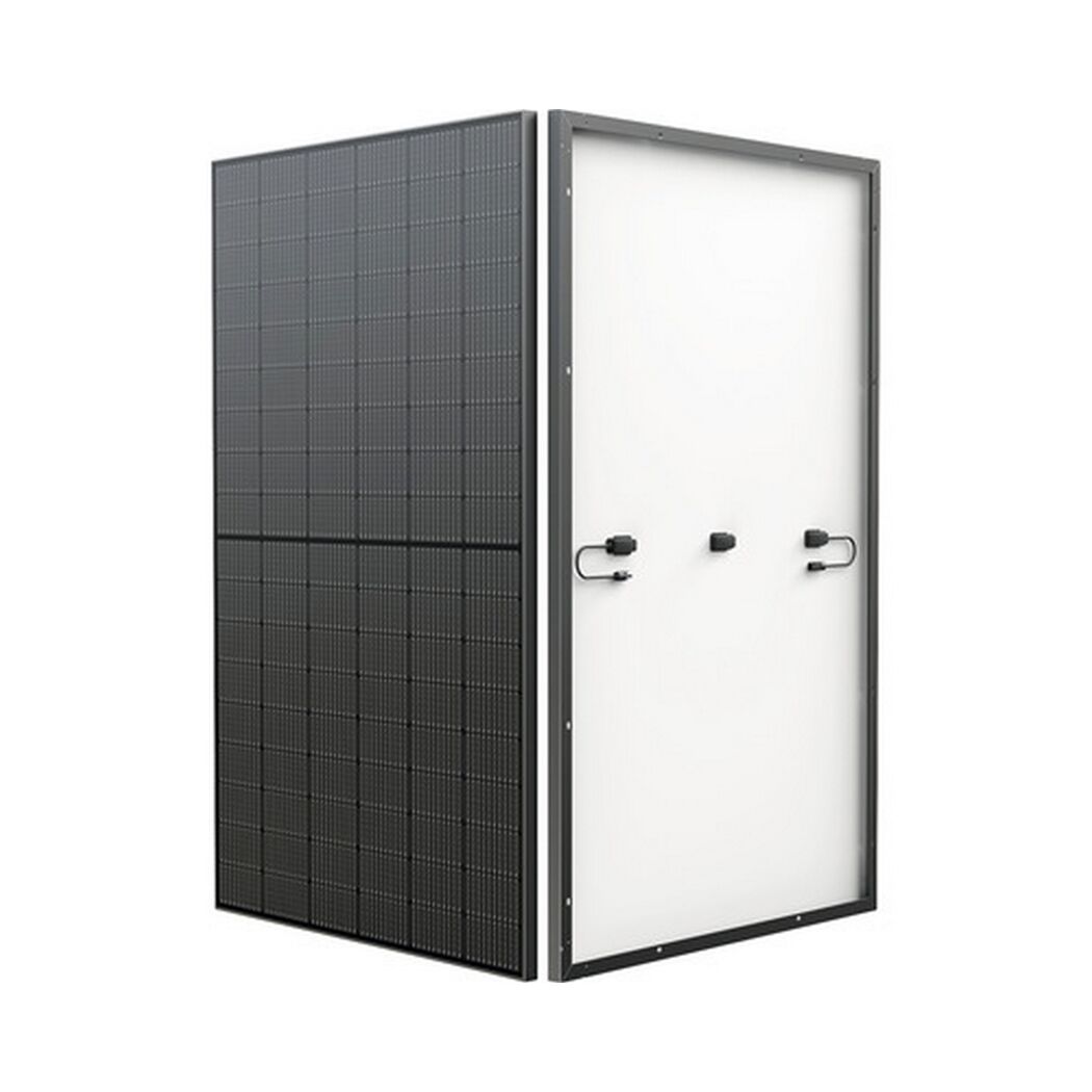 Solarpanel EcoFlow, Vorder- und Rückseite