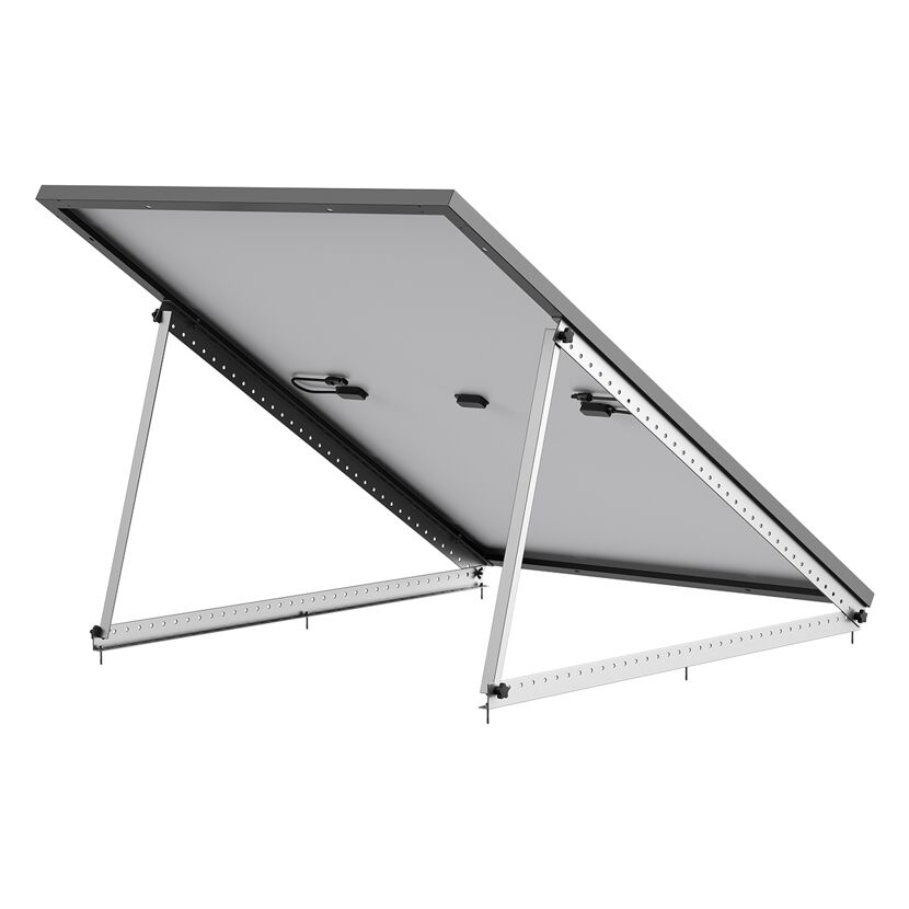 Solarmodul mit Neigungshalterung