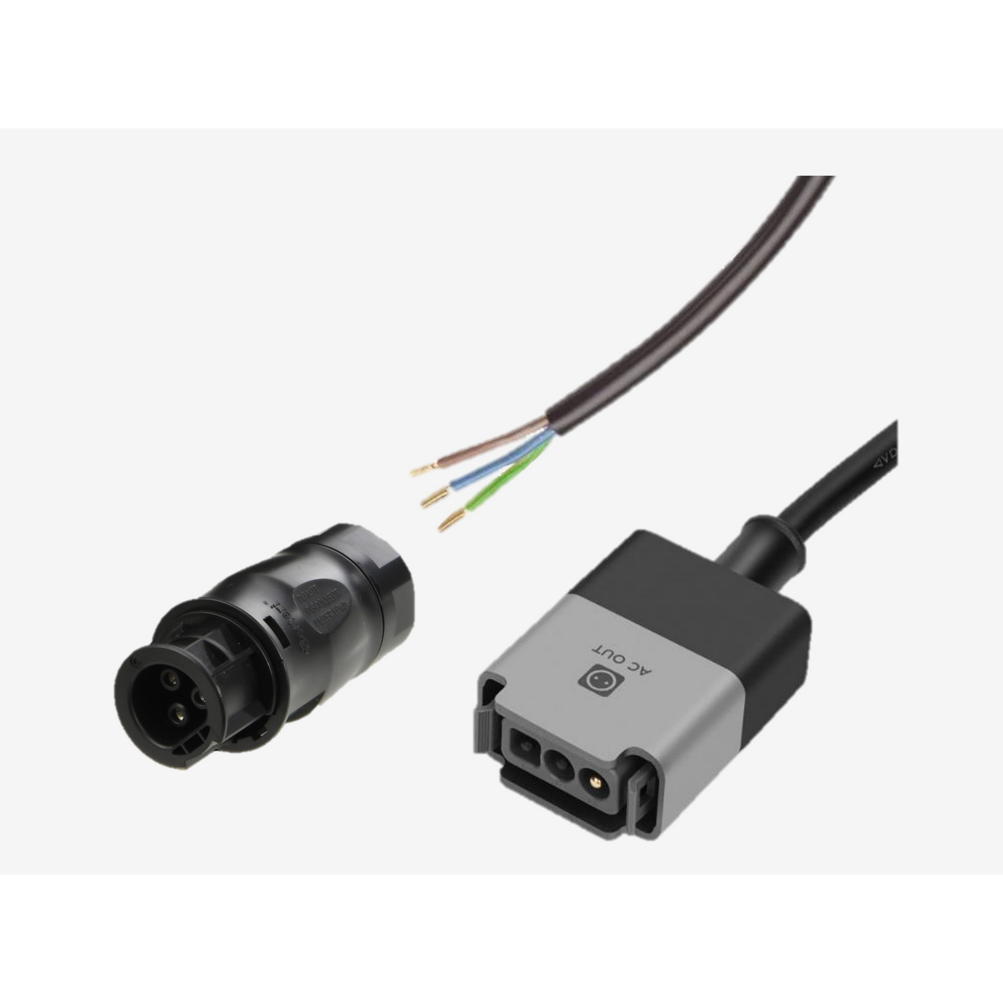 Verbindungsstecker-Set 'Wieland' von Steckdose zum Powerstream 1,5 m