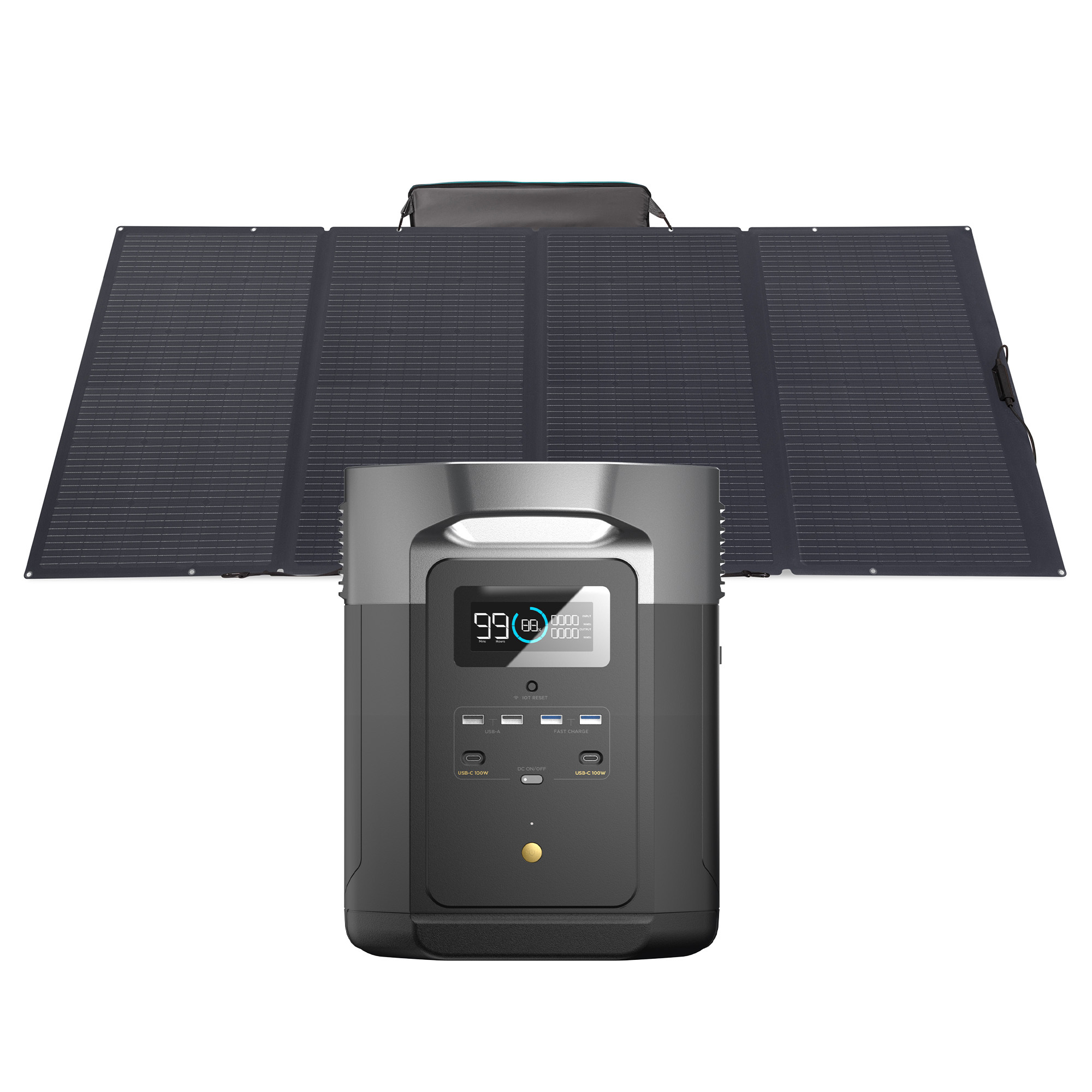 Powerstation 'Delta MAX 2000' inklusive 400 W Solarmodul + product picture
