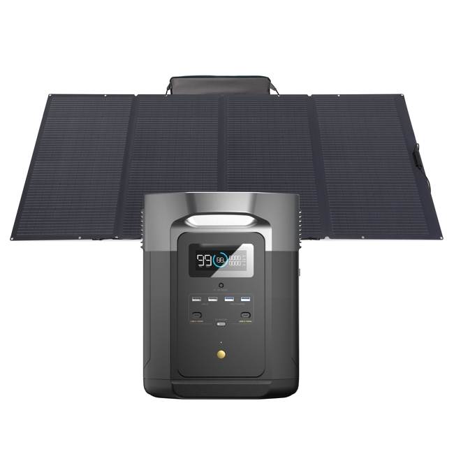 Bild von Powerstation 'Delta MAX 2000' inklusive 400 W Solarmodul