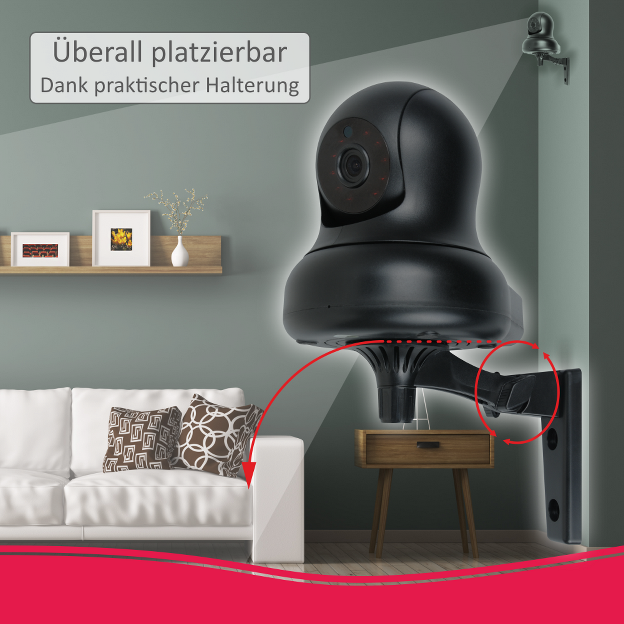 Überwachungskamera ' AS90CA' zur Alarmanlage AS90S