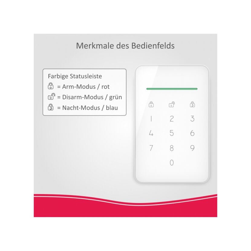 ELRO Code Zentrale Bedienfeld