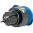 WiFi-Outdoorsteckdose blau 3680 W