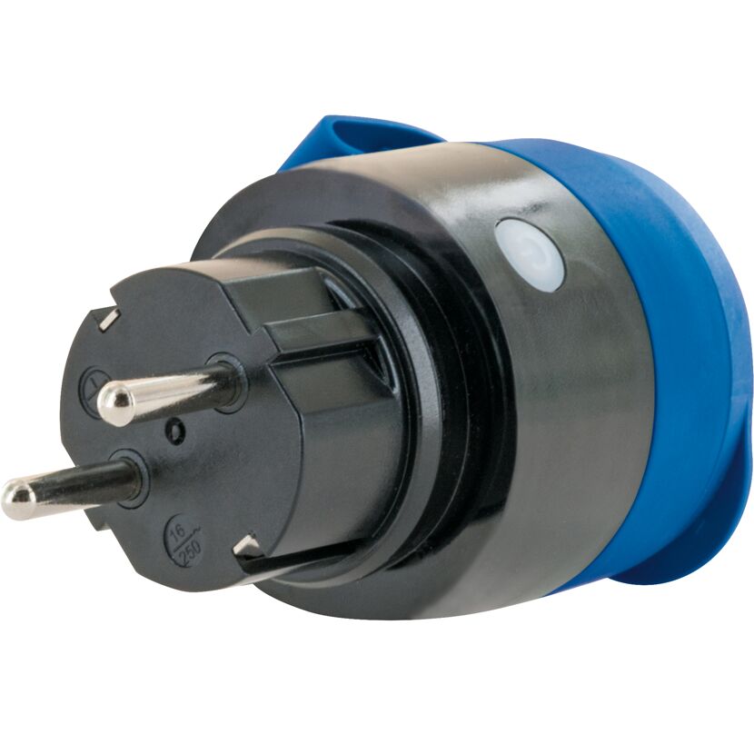 WiFi-Outdoorsteckdose blau 3680 W