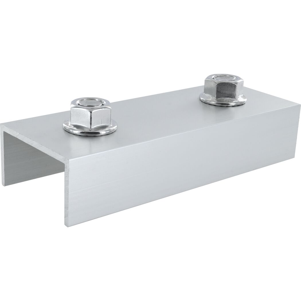 Metallhalterung mit zwei Schrauben