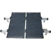 Zwei Solarmodule mit Dachmontage