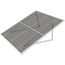 Ständerset für Solarmodule Aluminium schwarz 112 x 5 x 3 cm