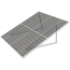 Ständerset für Solarmodule Aluminium schwarz 112 x 5 x 3 cm