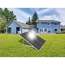 Ständerset für Solarmodule Aluminium schwarz 112 x 5 x 3 cm
