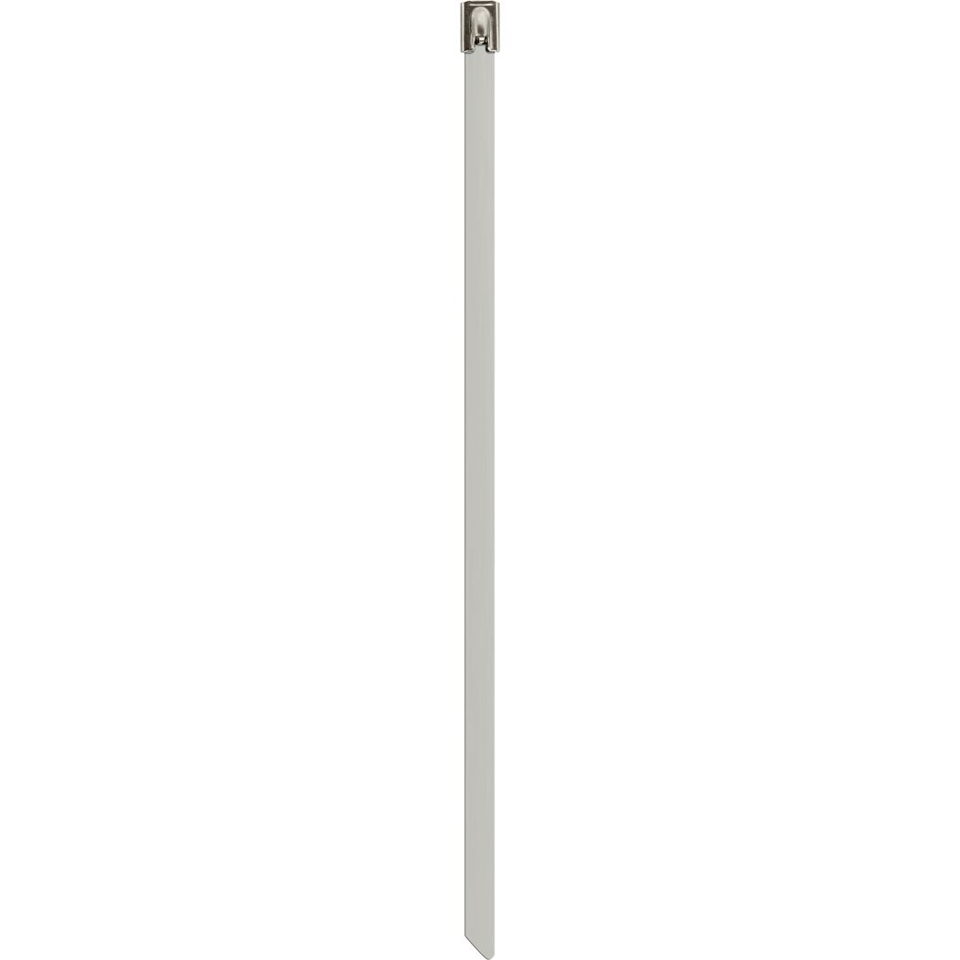 Kabelbinder-Set Edelstahl silbern 25 cm 10 Stück