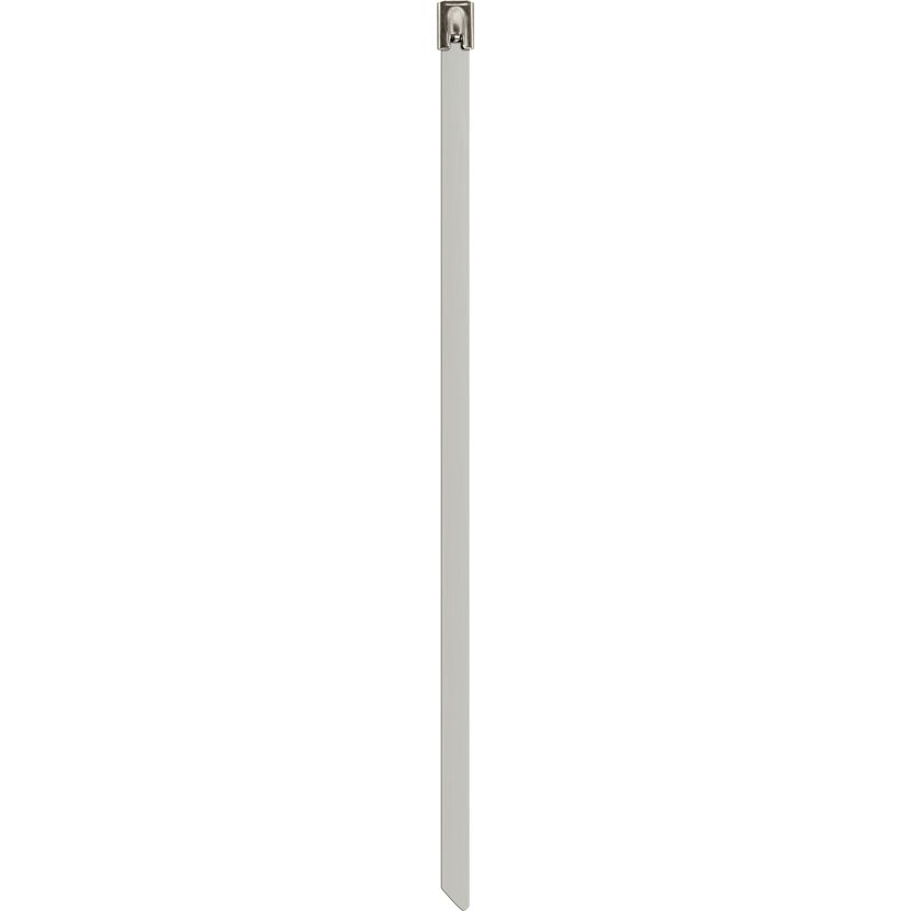 Kabelbinder-Set Edelstahl silbern 25 cm 10 Stück