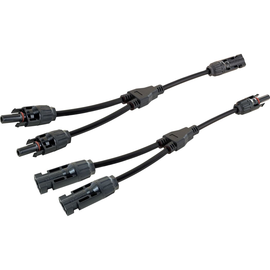 Adapterkabel-Set MC4 2in1, 20 cm 2-teilig