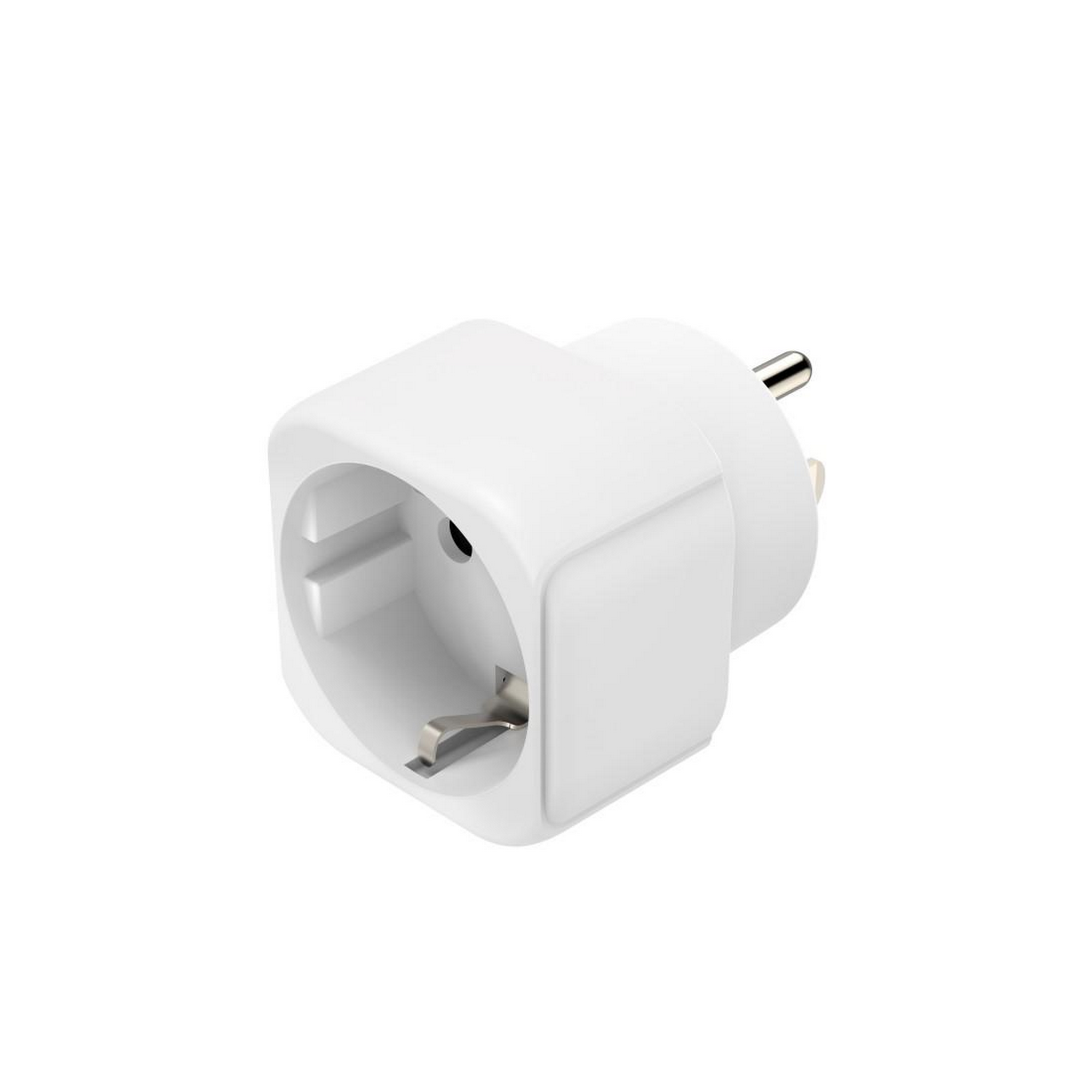 Reiseadapter Typ B weiß 3-polig + product picture