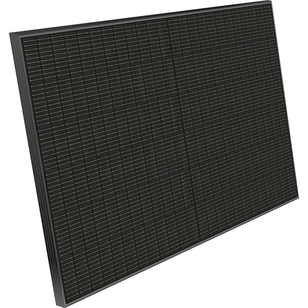 Schwarzes Solarpanel