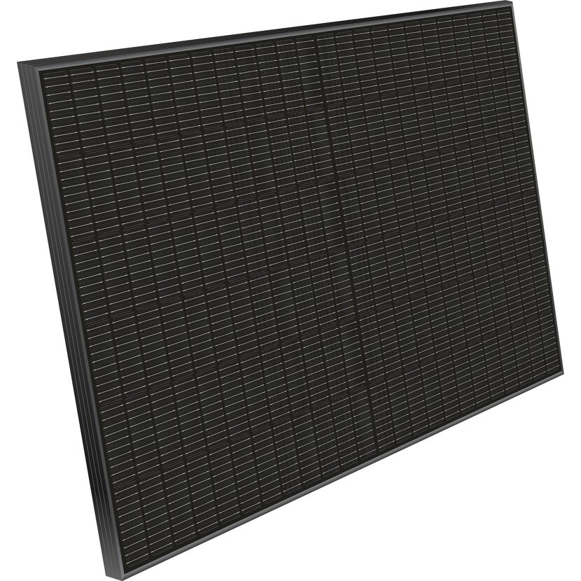 Schwarzes Solarpanel