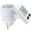 Digitales Energiemessgerät an Schuko-Stecker