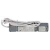 Steckdosenleiste mit Schalter und 3 USB-Ports weiß/grau 3-fach