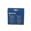Verpackung des Rauchwarnmelders 'FUMO 5W-100' in Blau.