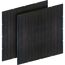 Zwei schwarze Solarmodule