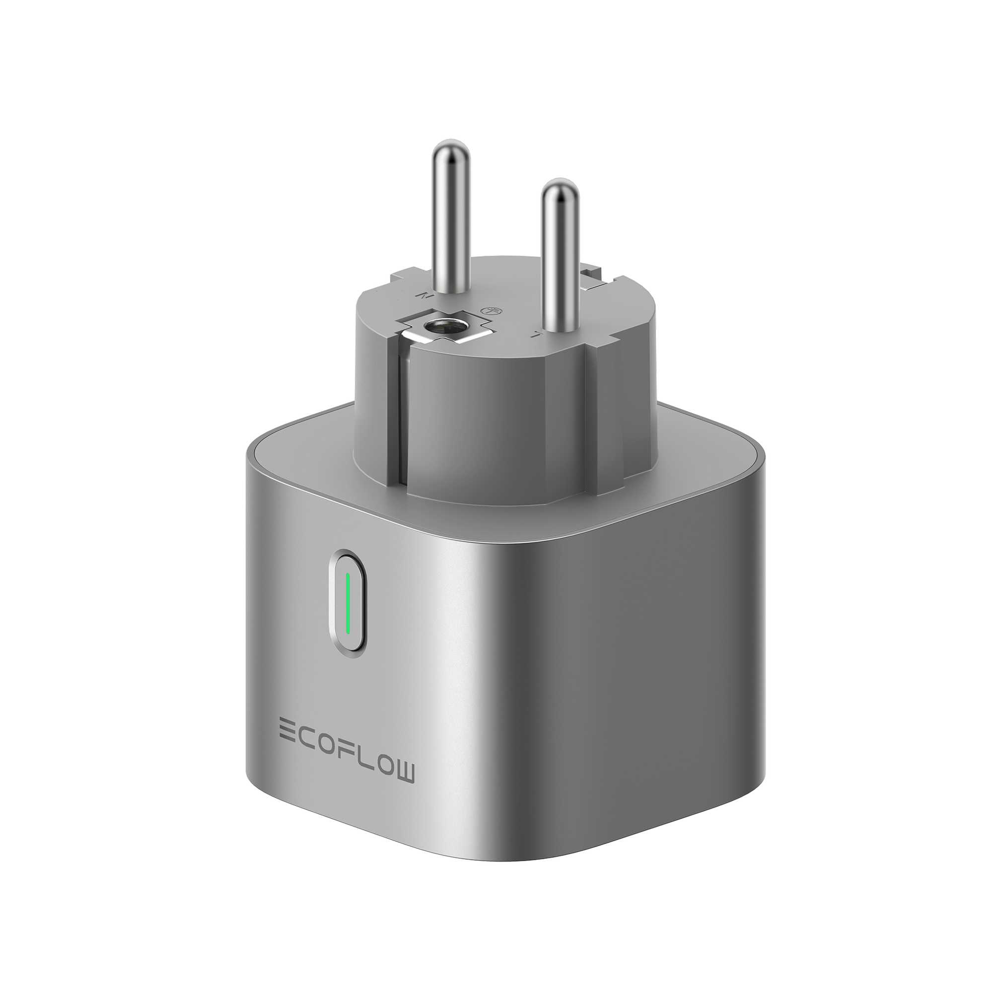 Smart Plug-Stecker 'EcoFlow' silbern 3-teilig