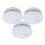 Rauchwarnmelder Ø 10,5 x 3,6 cm weiß 3er-Set
