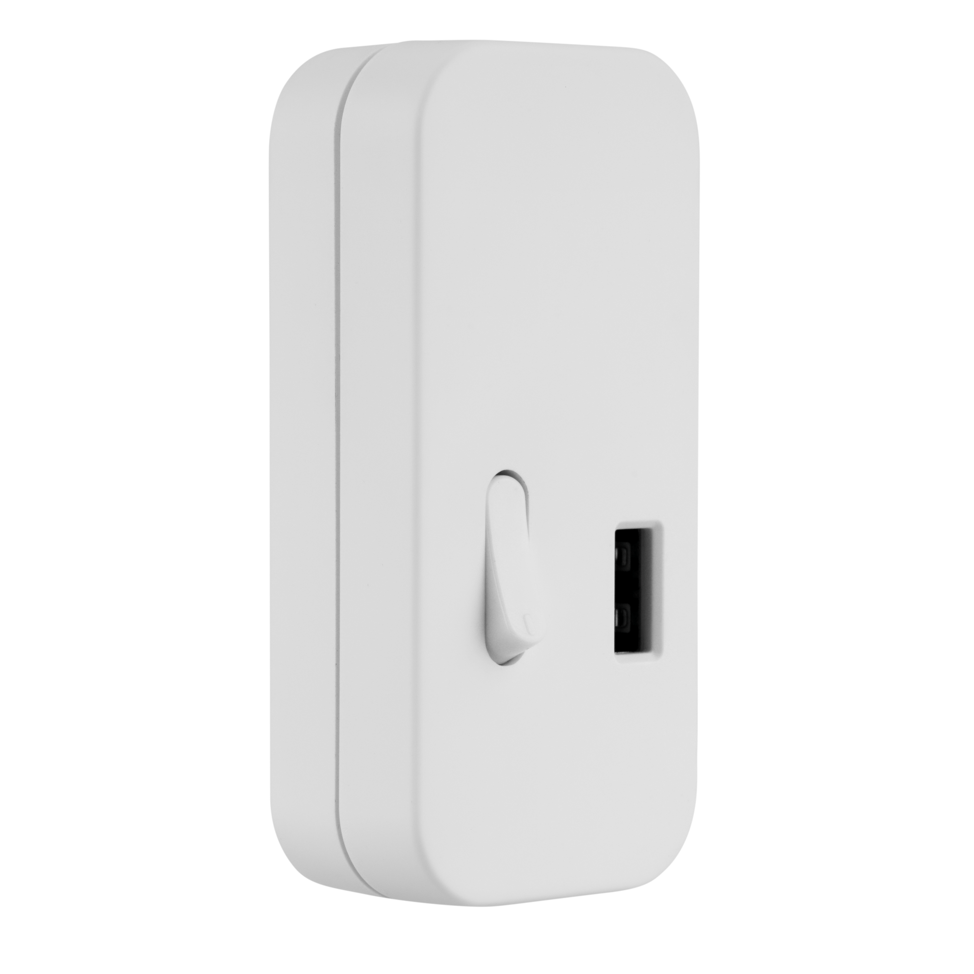 Zwischenschalter mit USB-A weiß