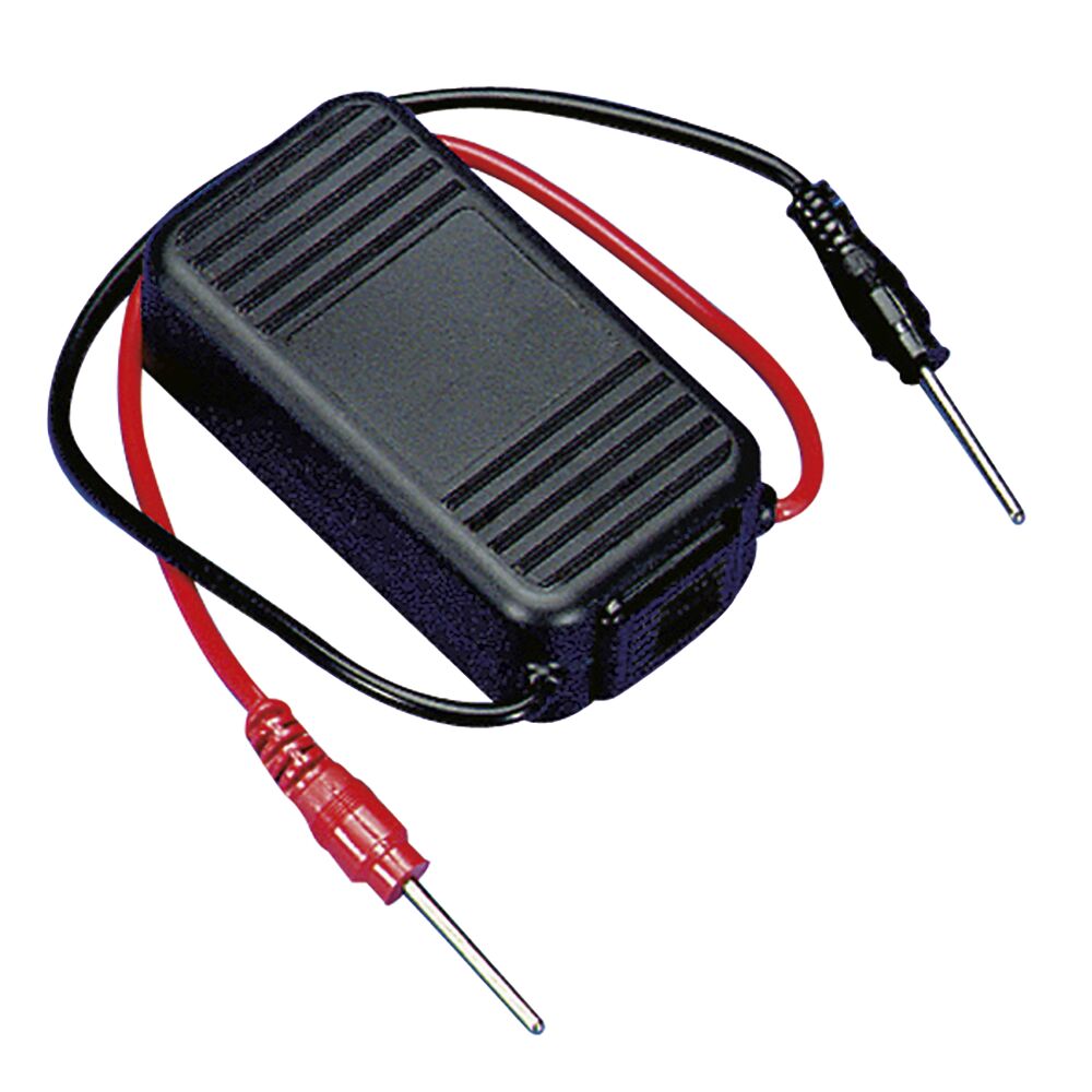 Schwarzer Durchgangsprüfer Quick-Tester mit Prüfspitzen